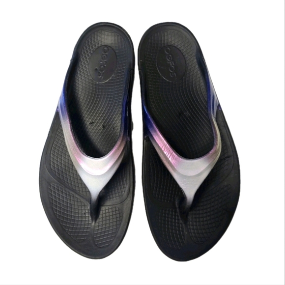 Oofos Oomega Oolala Luxe Women Calypso 1411 Size 7 Comfort Cushion - Picture 2 of 9